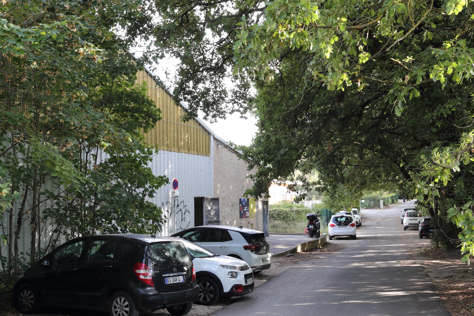 Entrée du site du dojo Magokoro