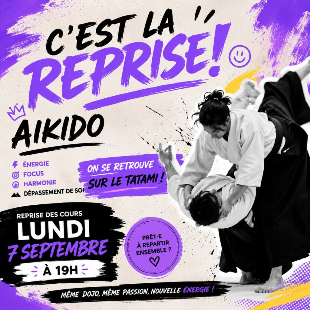 Reprise des cours — affiche